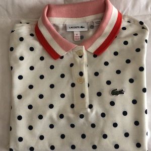 NWT Lacoste girls polo style shirt